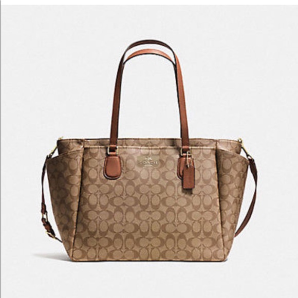 Coach Handbags - LAST ONE! NWT Coach Signature Baby Bag Diaper Bag